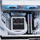 VALKYRIE B240-GT WHITE 白色 w/3.95吋IPS LCD ARGB 240mm Liquid CPU Cooler (B240-GT-W)