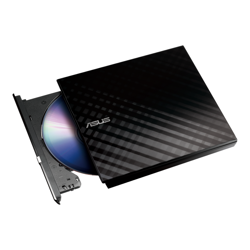 ASUS SDRW-08D2S-U LITE /Black Black Slim Portable DVD Writer (DR-S08D2LB)
