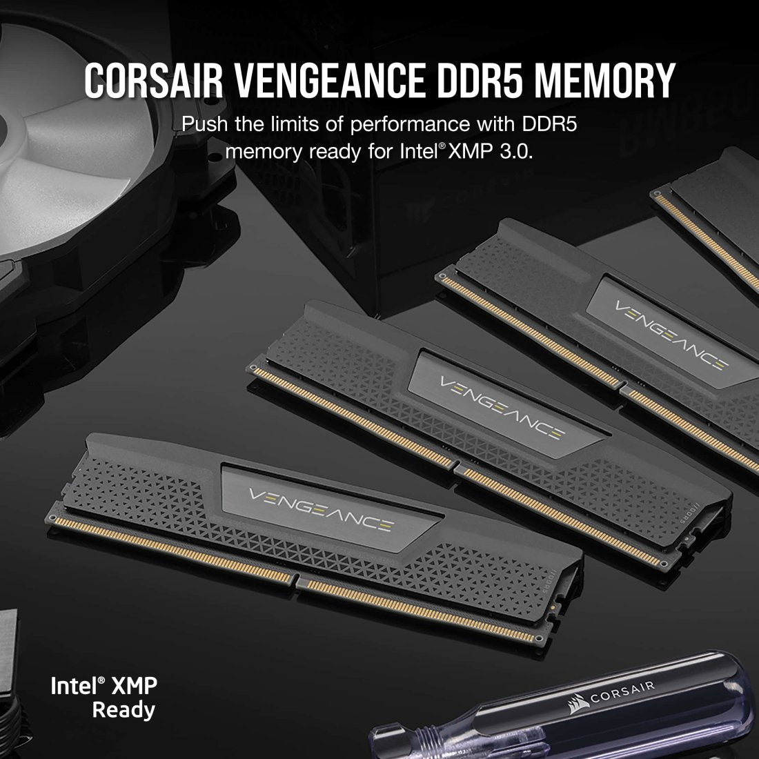 CORSAIR 32GB Kit (2x16GB) VENGEANCE CMK32GX5M2B6000Z38 DDR5 6000MHz Me