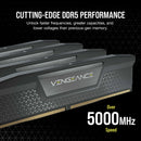 CORSAIR 32GB Kit (2x16GB) VENGEANCE CMK32GX5M2X7200C34 DDR5 7200MHz CL34 Memory