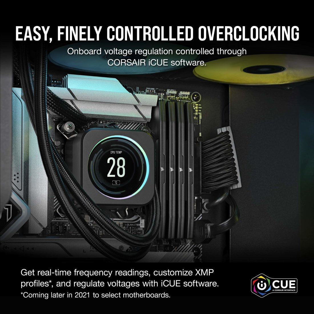 CORSAIR 32GB Kit (2x16GB) VENGEANCE CMK32GX5M2B6000Z38 DDR5 6000MHz Me