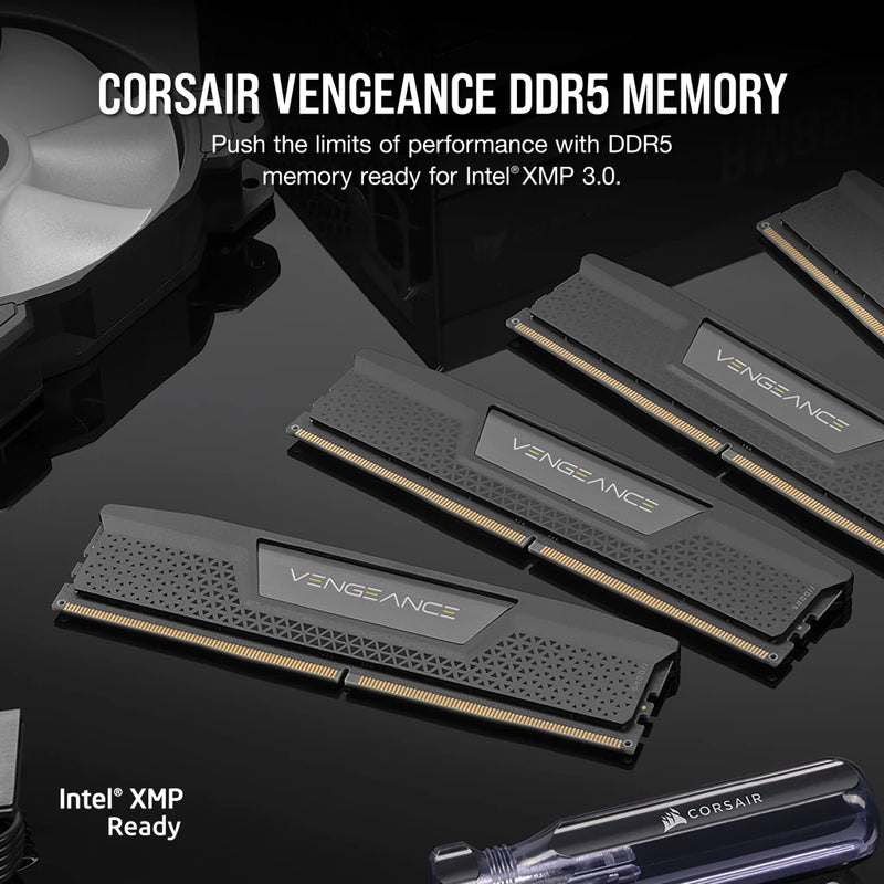 CORSAIR 128GB Kit (4x32GB) VENGEANCE CMK128GX5M4B5600C40 DDR5 5600MHz CORSAIR 128GB Kit (4x32GB) VENGEANCE CMK128GX5M4B5600C40 DDR5 5600MHz