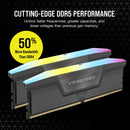 CORSAIR 32GB Kit (2x16GB) VENGEANCE RGB CMH32GX5M2E6000Z36 DDR5 6000MHz Memory (AMD EXPO & Intel XMP 3.0)