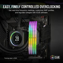 CORSAIR 96GB Kit (2x48GB) VENGEANCE RGB CMH96GX5M2B6000Z30 DDR5 6000MHz CL30 Memory (AMD EXPO & Intel XMP 3.0)