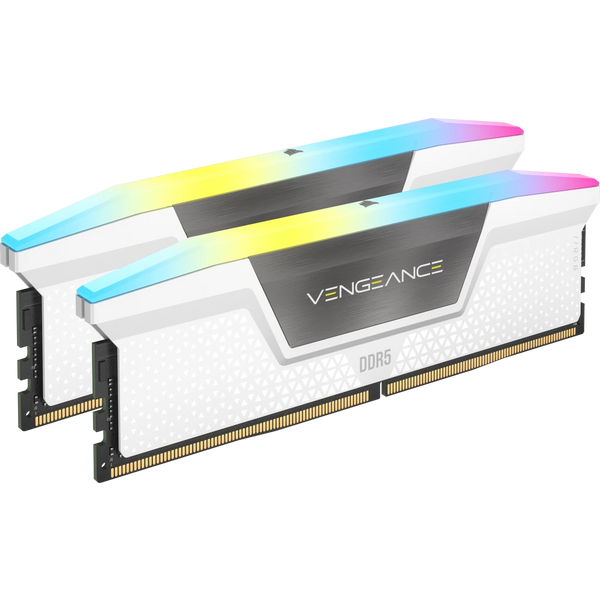 CORSAIR 64GB Kit (2x32GB) VENGEANCE RGB White 白色 CMH64GX5M2B5600C40W DDR5 5600MHz Memory