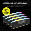 CORSAIR 128GB Kit (4x32GB) VENGEANCE RGB CMH128GX5M4B5600C40 DDR5 5600MHz Memory