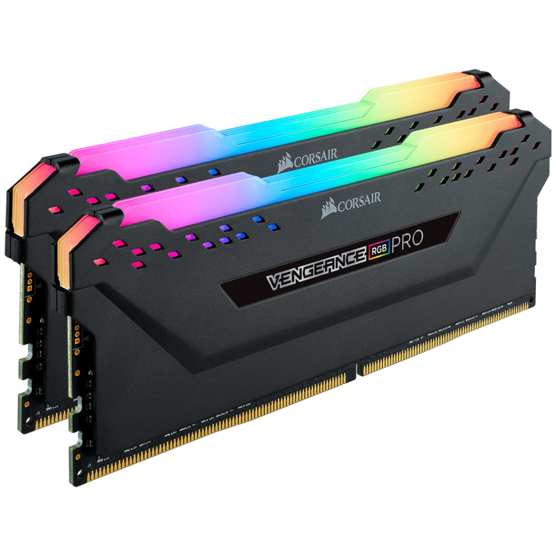 CORSAIR 16GB Kit (2x8GB) VENGEANCE RGB PRO CMW16GX4M2C3000C15 DDR4 3000MHz Memory