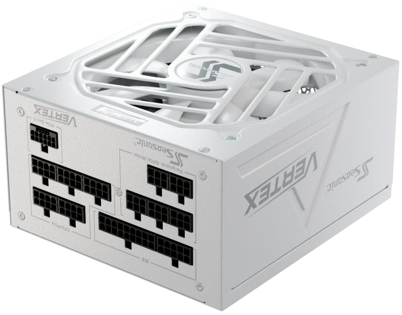 Seasonic 1200W VERTEX GX-1200 White ATX3.0 (PCIe5.0) 80Plus Gold Full Modular Power Supply (VERTEX GX-1200-WHITE)