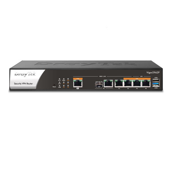 DrayTek Vigor 2962P 2.5 Gigabit WAN + Combo WAN Security VPN Router w/