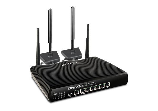 DrayTek Vigor2927LAC (LTE) 4G LTE WAN with AC1300 Wave2 MU-MIMO Wifi VPN Router (Vigor-2927LAC) 