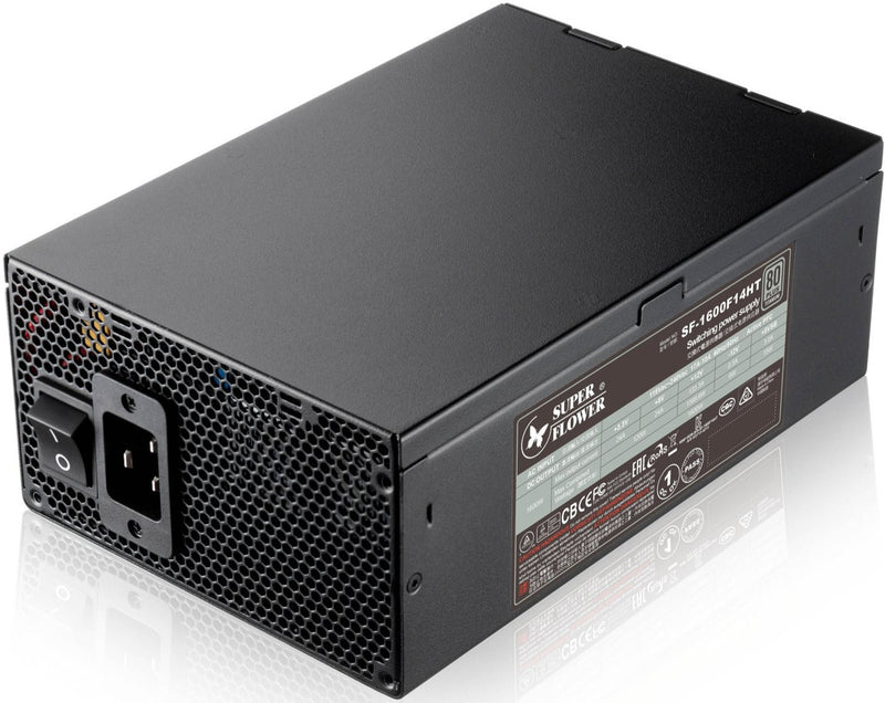 Super Flower Leadex Titanium 1600W Black 黑色 PCIE 5.1 / ATX 3.1 / 80 Plus Glod 鈦金牌認證全模組化 Full Modular Power Supply (SF-1600F14HT-BK) 10年保養