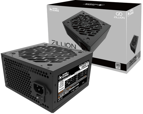 Super Flower Zillion DW 550W 80 Plus 黑色 Power Supply (SF-550Z12DW) 5年保養