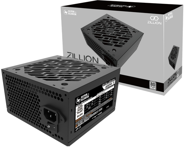 Super Flower Zillion DW 650W 80 Plus White Power Supply (SF-650Z12DW) 5年保養