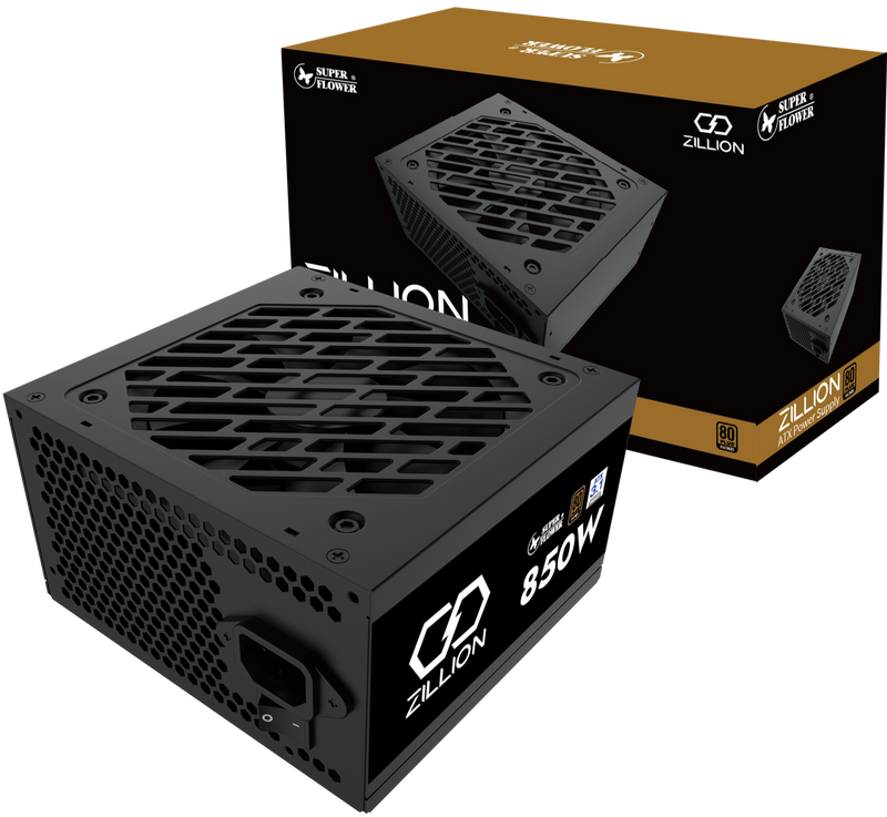 Super Flower Zillion DB Bronze 850W ATX 3.1 80 Plus 銅牌認證 Power Supply (SF-850Z12DB-DA) 5年保養