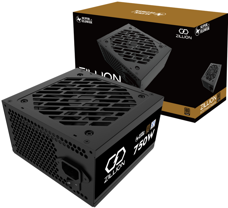 Super Flower Zillion DB Bronze 750W ATX 3.1 80 Plus 銅牌認證 Power Supply (SF-750Z12DB-DA) 5年保養