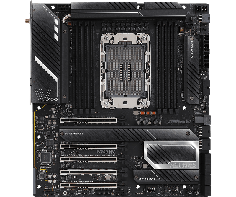 ASRock W790 WS Intel W790, DDR5, LGA 4677 EATX Workstation Motherboard 