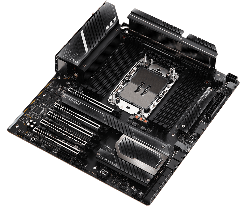 ASRock W790 WS Intel W790, DDR5, LGA 4677 EATX Workstation Motherboard 