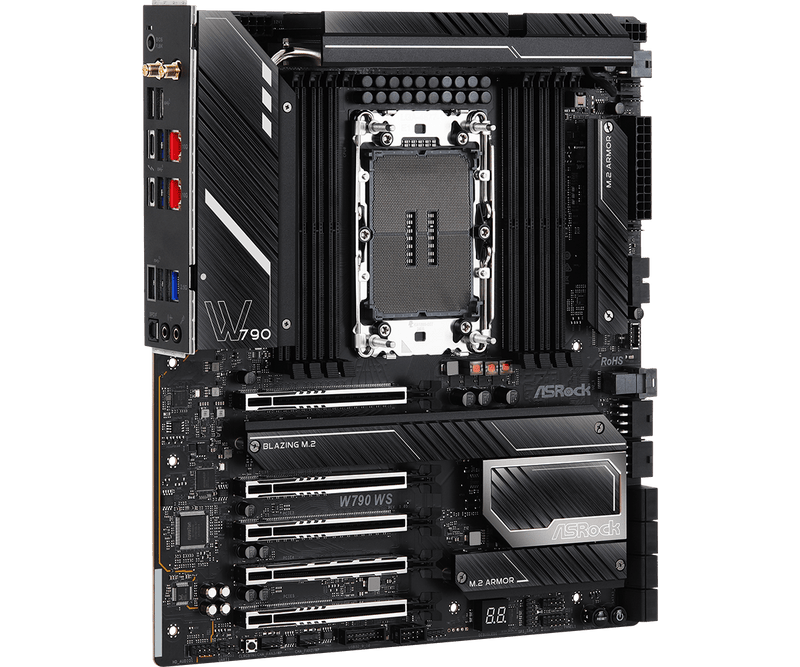 ASRock W790 WS Intel W790, DDR5, LGA 4677 EATX Workstation Motherboard 