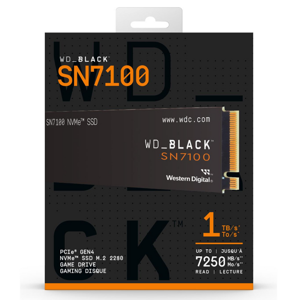 WD_BLACK 1TB SN7100 WDS100T4X0E M.2 2280 PCIe Gen4 x4 SSD WD_BLACK 1TB SN7100 WDS100T4X0E M.2 2280 PCIe Gen4 x4 SSD