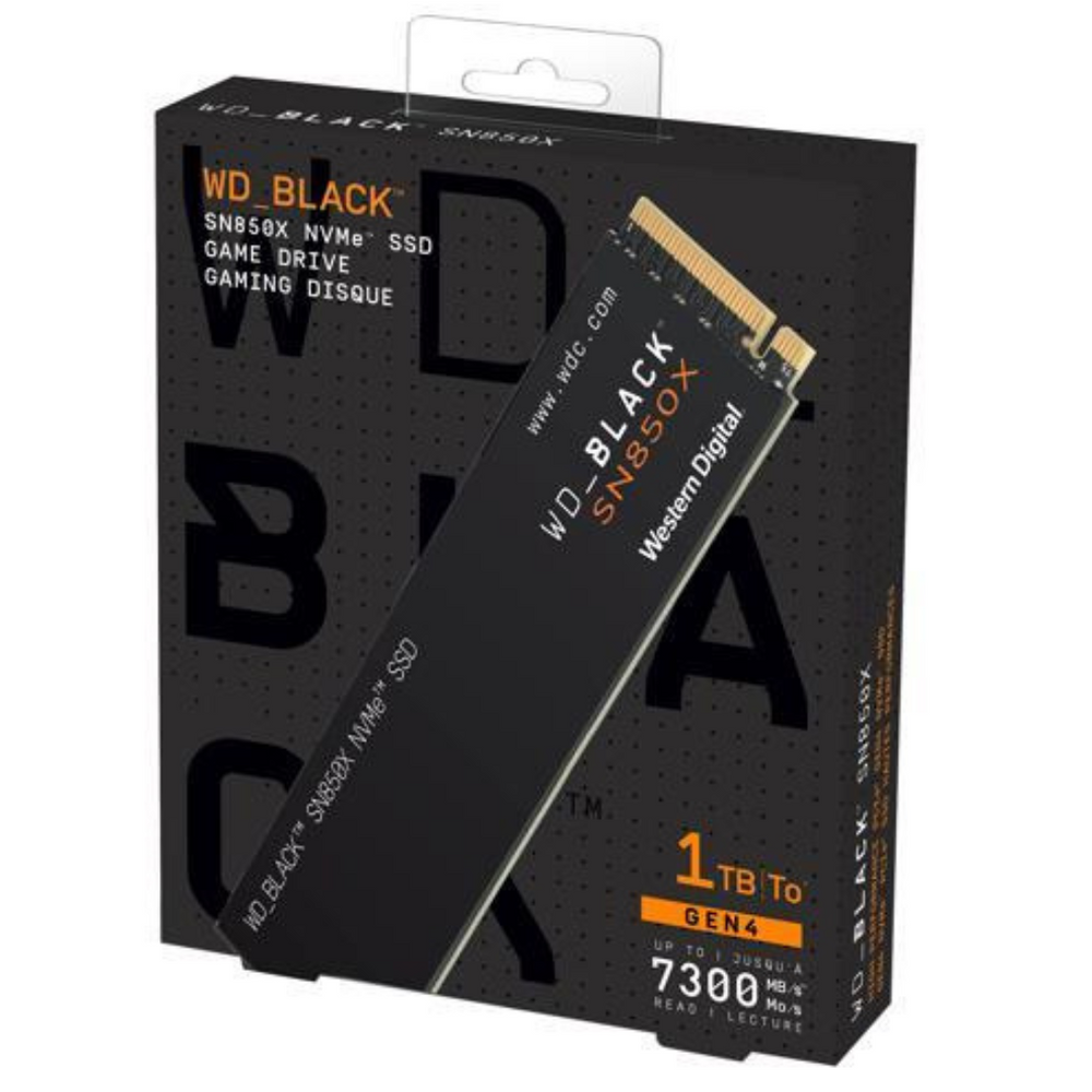 【熱賣中】WD_BLACK 1TB SN850X WDS100T2X0E M.2 2280 PCIe Gen4 x4 SSD