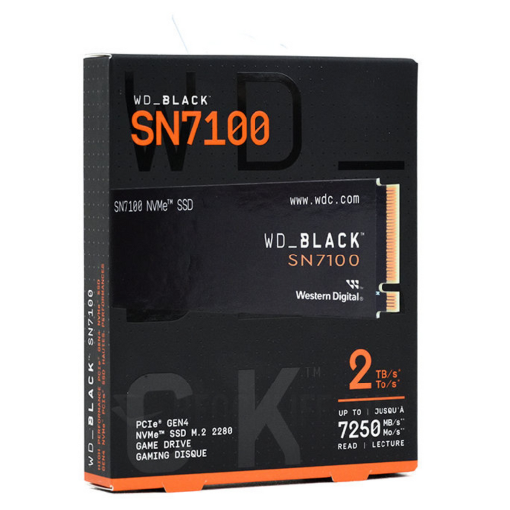 WD_BLACK 2TB SN7100 WDS200T4X0E M.2 2280 PCIe Gen4 x4 SSD WD_BLACK 2TB SN7100 WDS200T4X0E M.2 2280 PCIe Gen4 x4 SSD