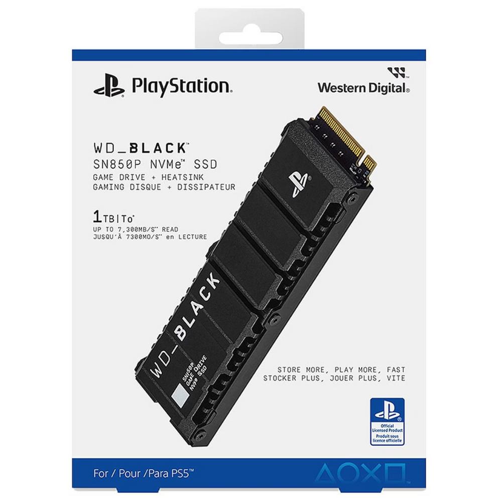 WD_BLACK 4TB SN850P NVMe SSD w/Heatsink for PS5 consoles PS5 遊戲