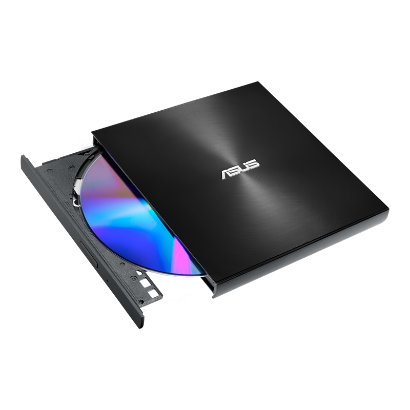 ASUS ZenDrive U9M (SDRW-08U9M-U)/BLACK ultra-slim portable 8X DVD burner with USB Type-C and Type-A (DR-S08U9MK)