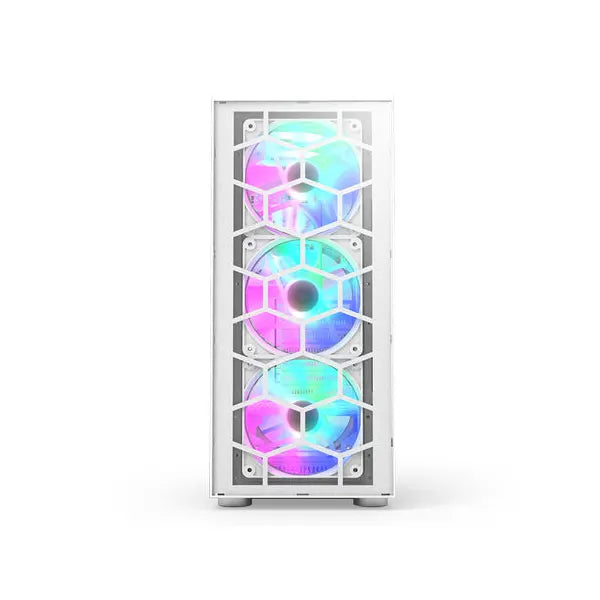 MONTECH X3 GLASS White RGB Tempered Glass ATX Case MO-CA-X3-GLASS-WH