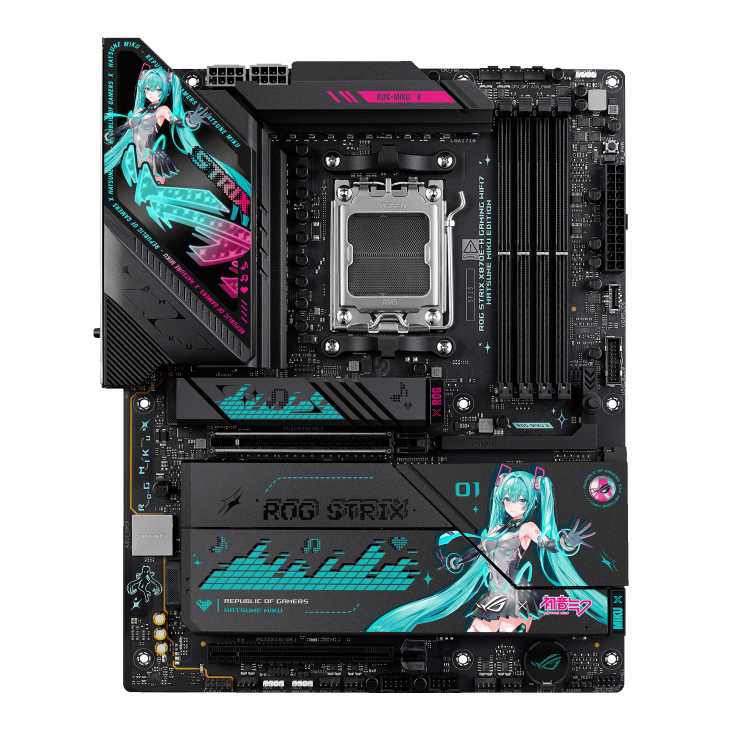 【搶先預購】ASUS ROG Strix X870E-H Gaming WiFi7 Hatsune Miku 初音未來 Edition
