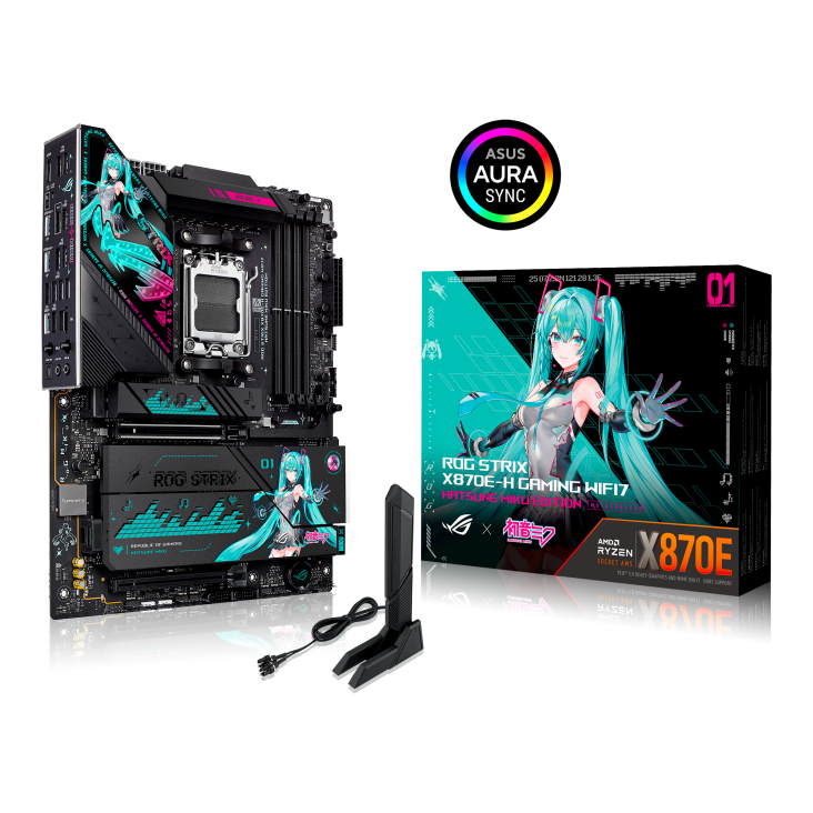 【搶先預購】ASUS ROG Strix X870E-H Gaming WiFi7 Hatsune Miku 初音未來 Edition