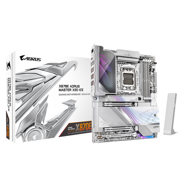 GIGABYTE X870E AORUS MASTER X3D ICE DDR5,Socket AM5 ATX Motherboard