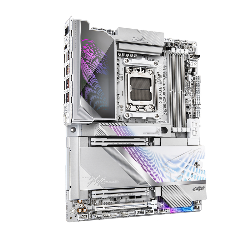 GIGABYTE X870E AORUS MASTER X3D ICE DDR5,Socket AM5 ATX Motherboard