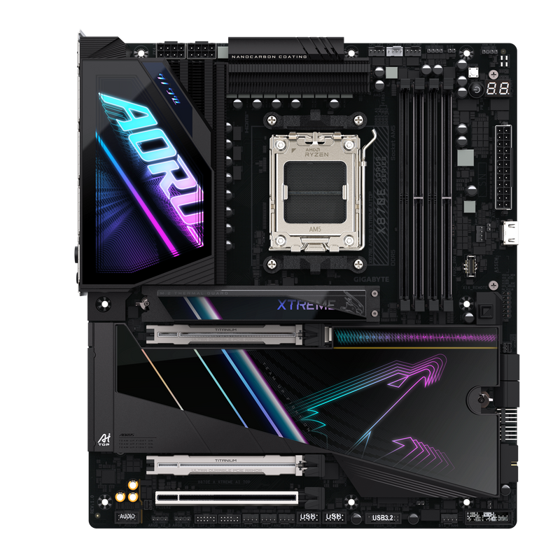 GIGABYTE X870E AORUS XTREME AI TOP DDR5,Socket AM5 EATX Motherboard