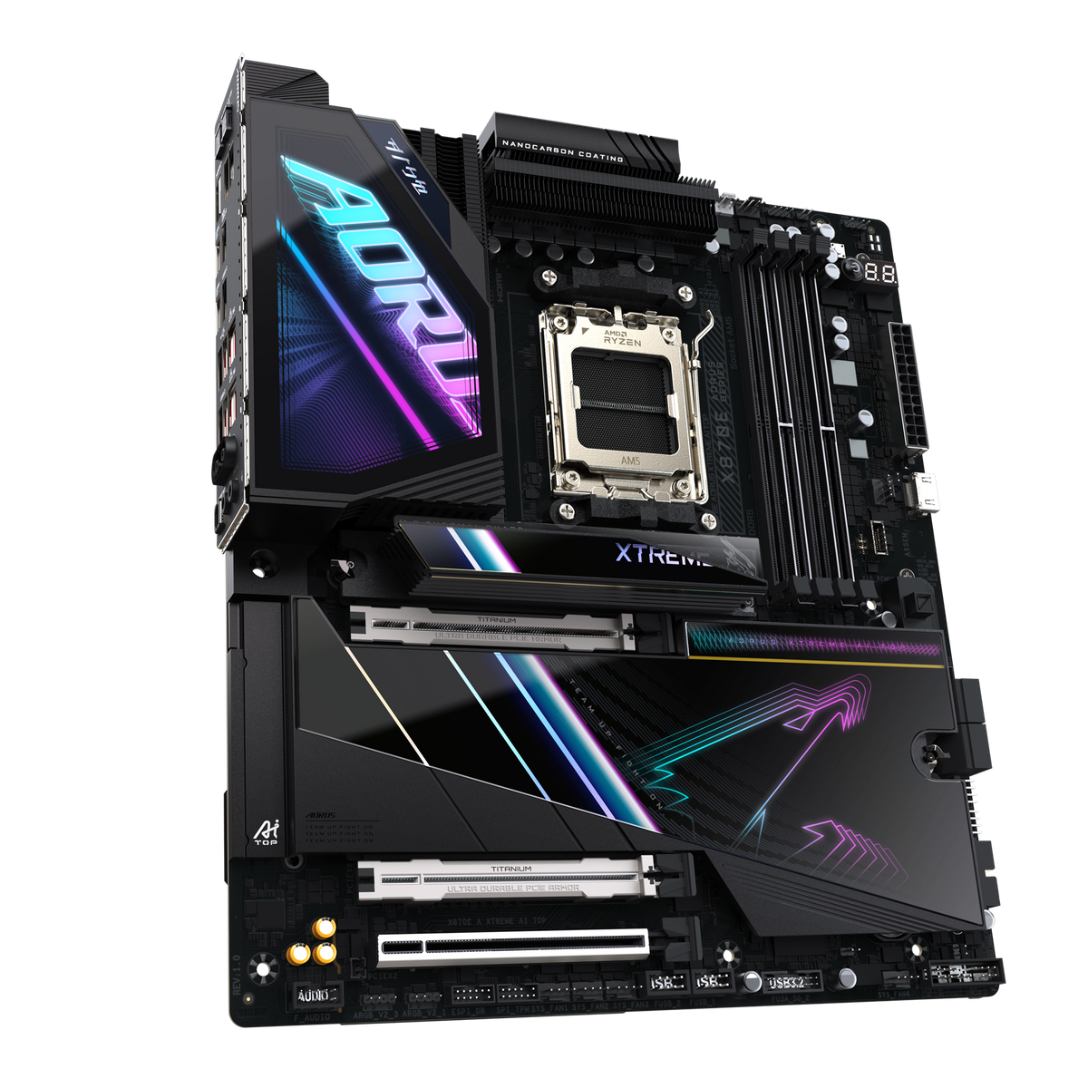 GIGABYTE X870E AORUS XTREME AI TOP DDR5,Socket AM5 EATX Motherboard GIGABYTE X870E AORUS XTREME AI TOP DDR5,Socket AM5 EATX Motherboard