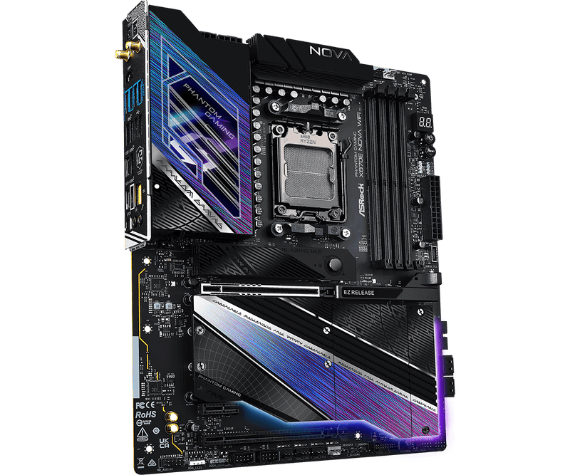 ASRock X870E Nova WiFi DDR5,Socket AM5 ATX Motherboard