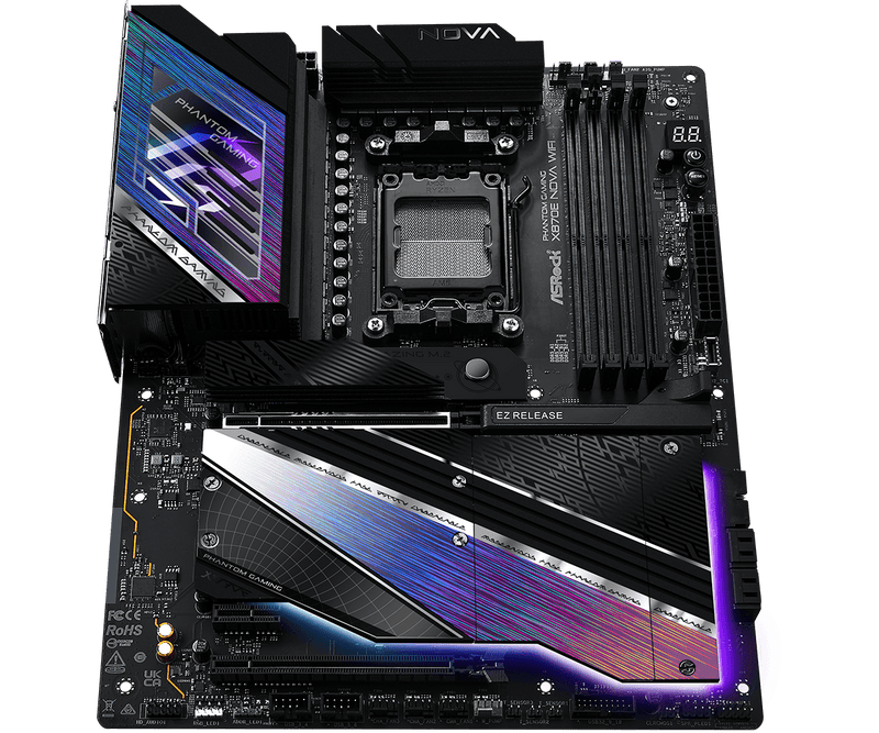 ASRock X870E Nova WiFi DDR5,Socket AM5 ATX Motherboard