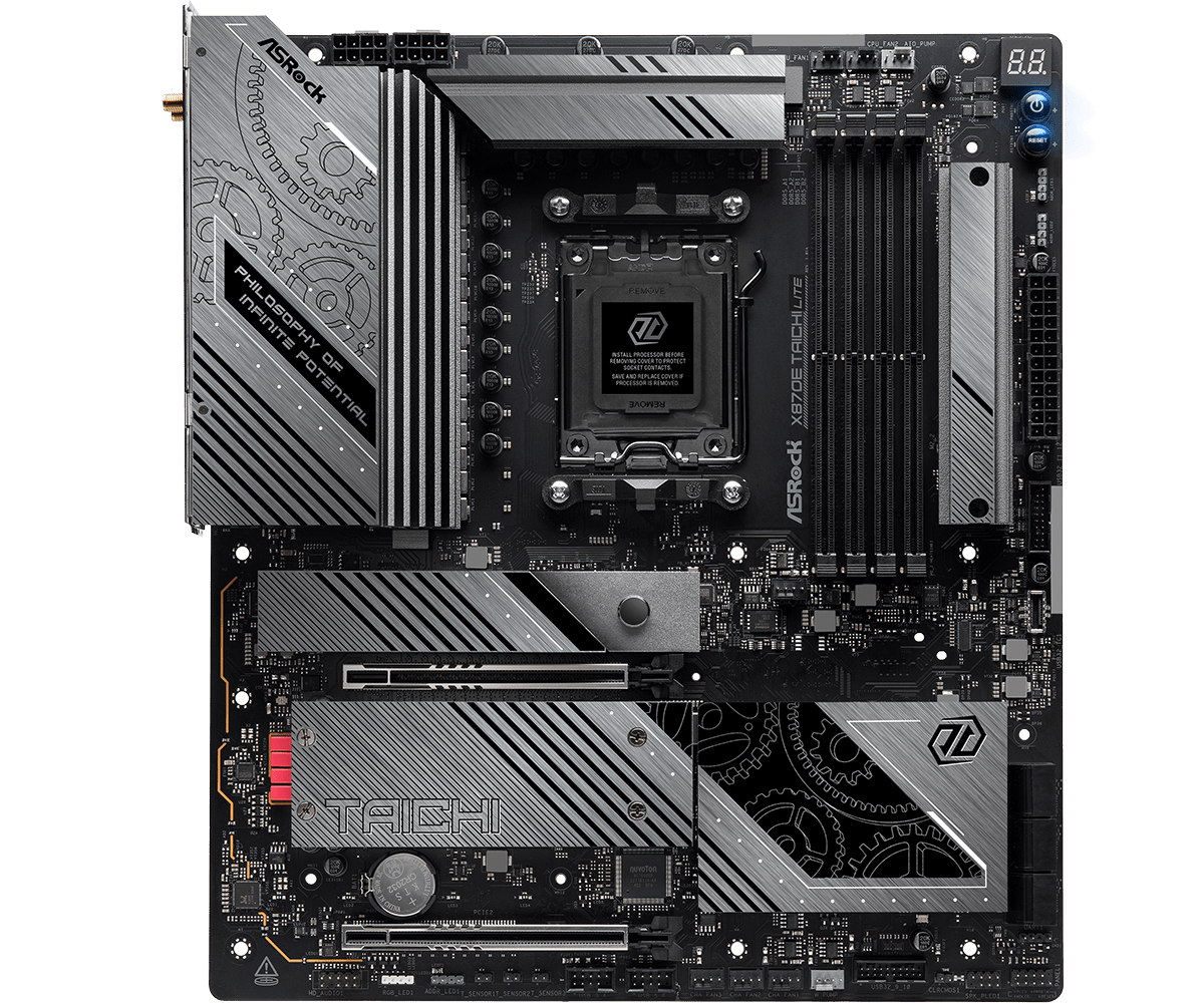 ASRock X870E Taichi Lite DDR5,Socket AM5 EATX Motherboard