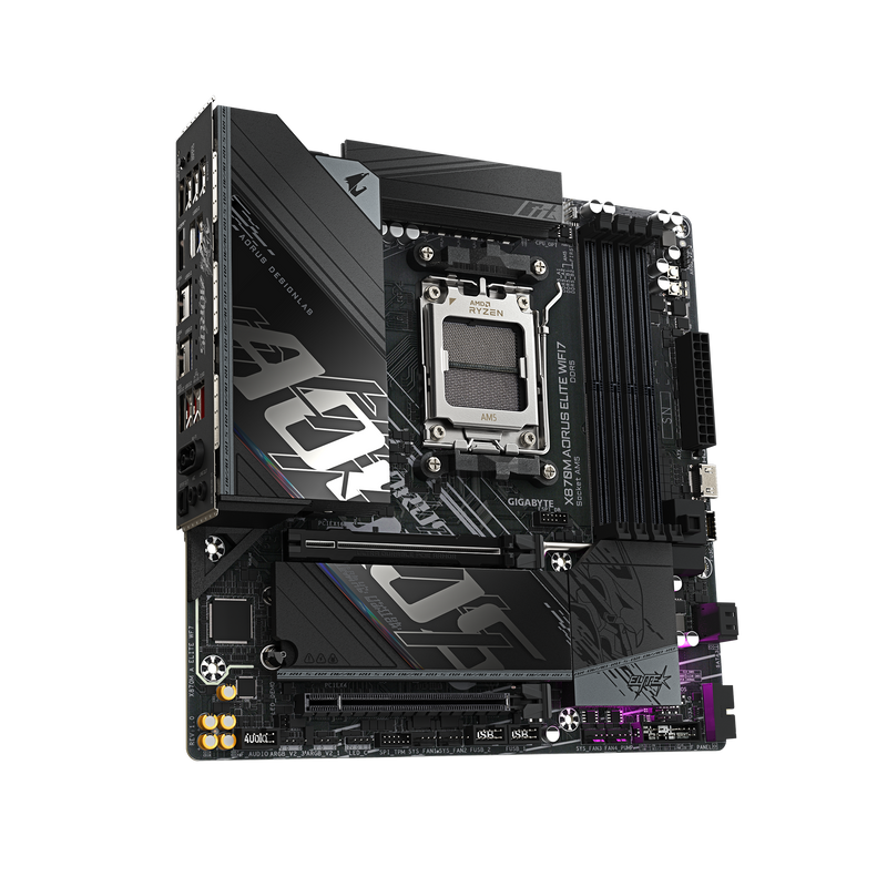 GIGABYTE X870M AORUS ELITE WIFI7 DDR5,Socket AM5 mATX Motherboard