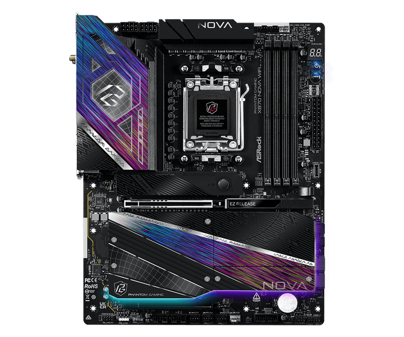 ASRock X870 Nova WiFi DDR5,Socket AM5 ATX Motherboard