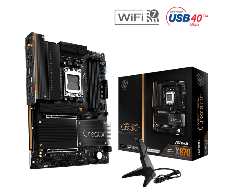 ASRock X870 Taichi Creator DDR5,Socket AM5 ATX Motherboard