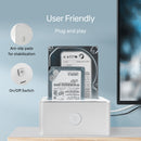 UNITEK Y-3026GY01 USB 3.0 to SATA III Dual Bay HDD/ SSD 鋁合金 Docking Station with UASP & Offline Clone 785-3048