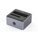 UNITEK Y-3026GY01 USB 3.0 to SATA III Dual Bay HDD/ SSD 鋁合金 Docking Station with UASP & Offline Clone 785-3048