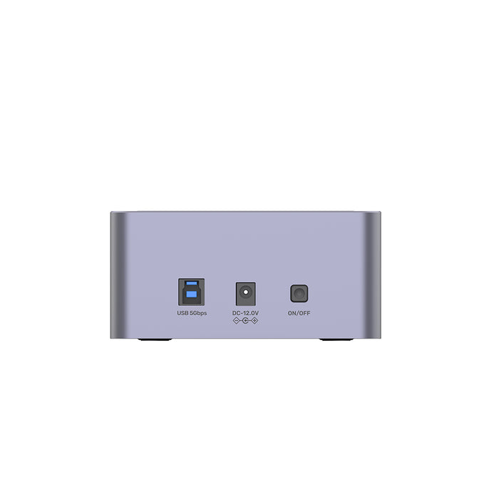 UNITEK Y-3026GY01 USB 3.0 to SATA III Dual Bay HDD/ SSD Aluminum Alloy Docking Station with UASP &amp; Offline Clone 785-3048