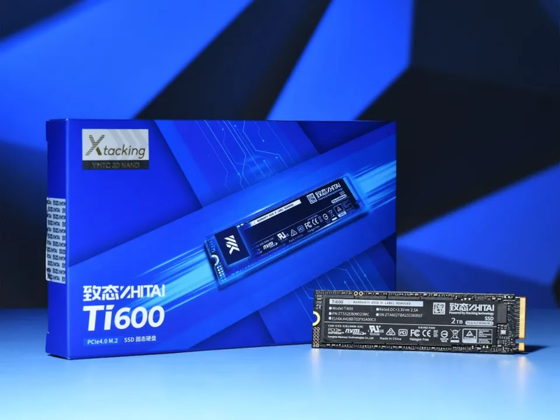 ZhiTai Ti600 4TB PCIe 4.0 x4 NVMe 2.0 QLC M.2 SSD (R:7000/W:6000)(ZTSS ZhiTai Ti600 4TB PCIe 4.0 x4 NVMe 2.0 QLC M.2 SSD (R:7000/W:6000)(ZTSS