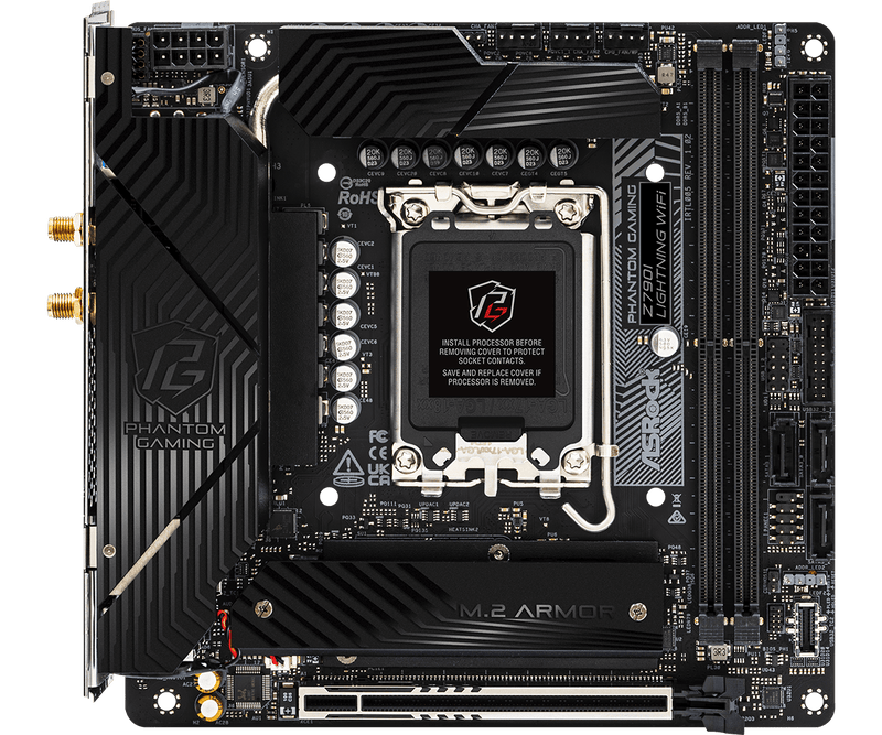 ASRock Z790i Lightning WiFi DDR5,LGA 1700 Mini-ITX Motherboard