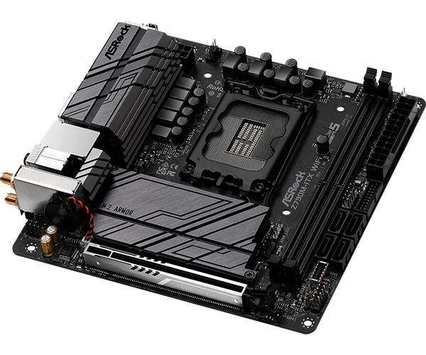 ASRock Z790M-ITX WiFi DDR5,LGA 1700 Mini-ITX Motherboard