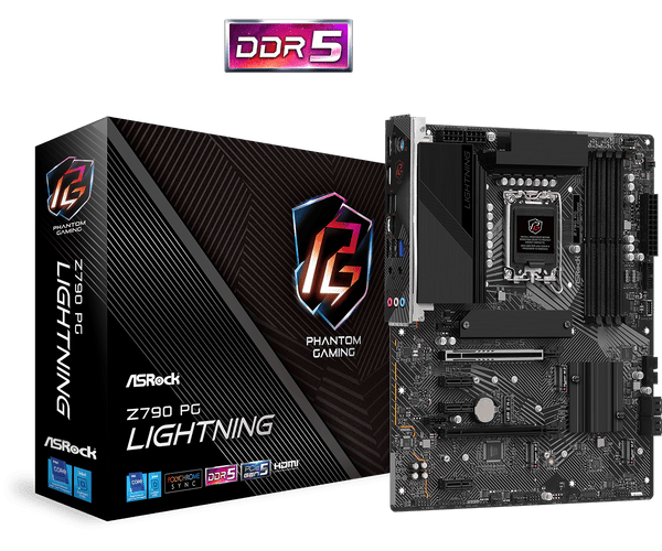 ASRock Z790 PG Lightning DDR5, LGA 1700 ATX Motherboard