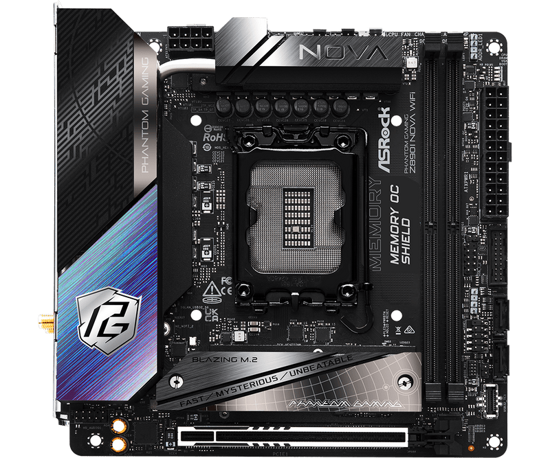 ASRock Z890I Nova WiFi DDR5,LGA 1851 Mini-ITX Motherboard