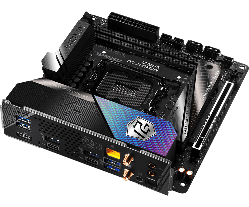 ASRock Z890I Nova WiFi DDR5,LGA 1851 Mini-ITX Motherboard