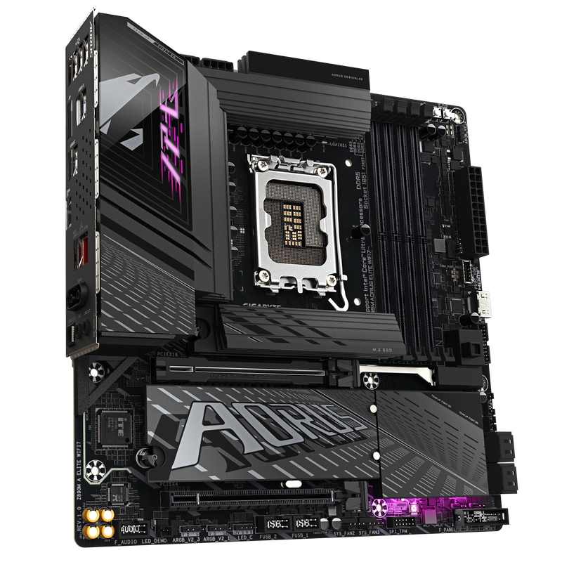 GIGABYTE Z890M AORUS ELITE WIFI7 DDR5,LGA 1851 mATX Motherboard 